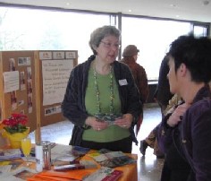 Infostand am Frauentag im Rathaus Waiblingen mit Katrin Altpeter