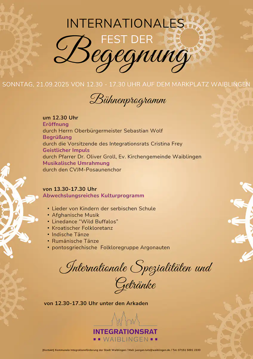 Plakat Fest der Begegnung 2025