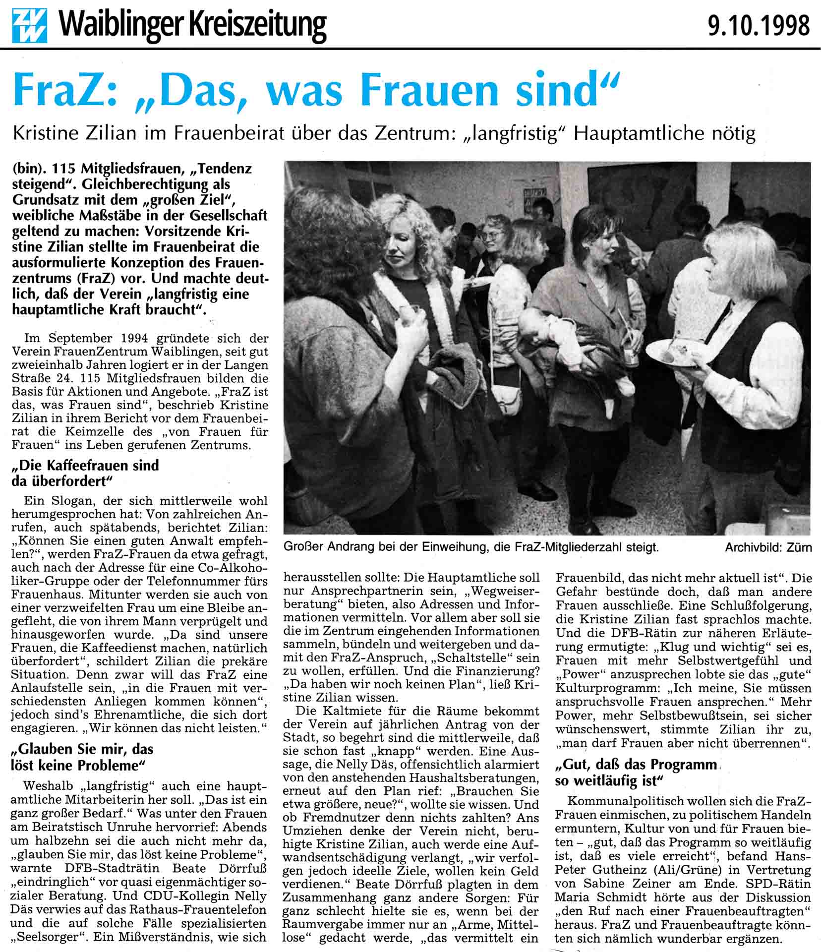 FraZ: Das, was Frauen sind