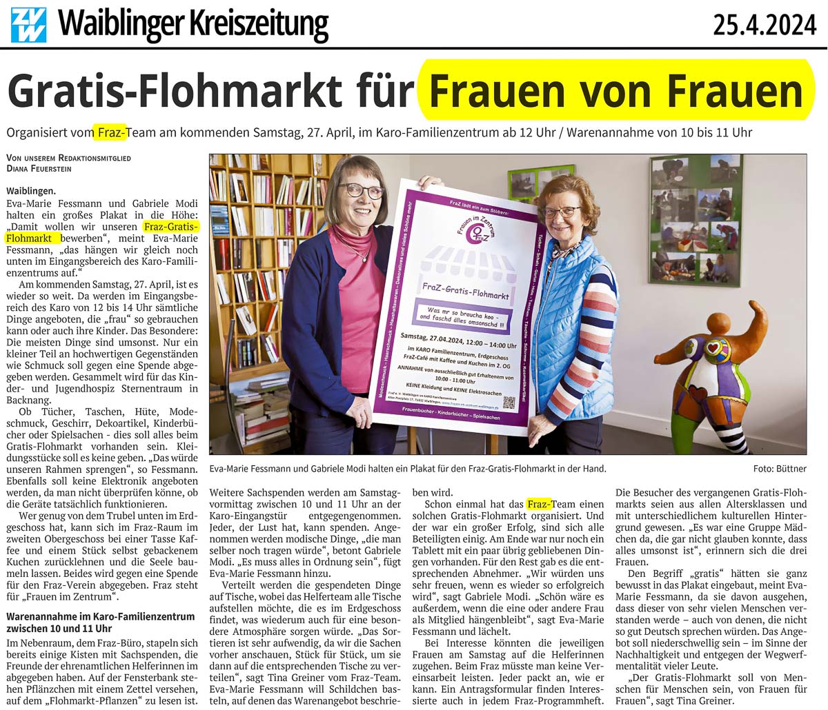 Gratis Flohmarkt 2024